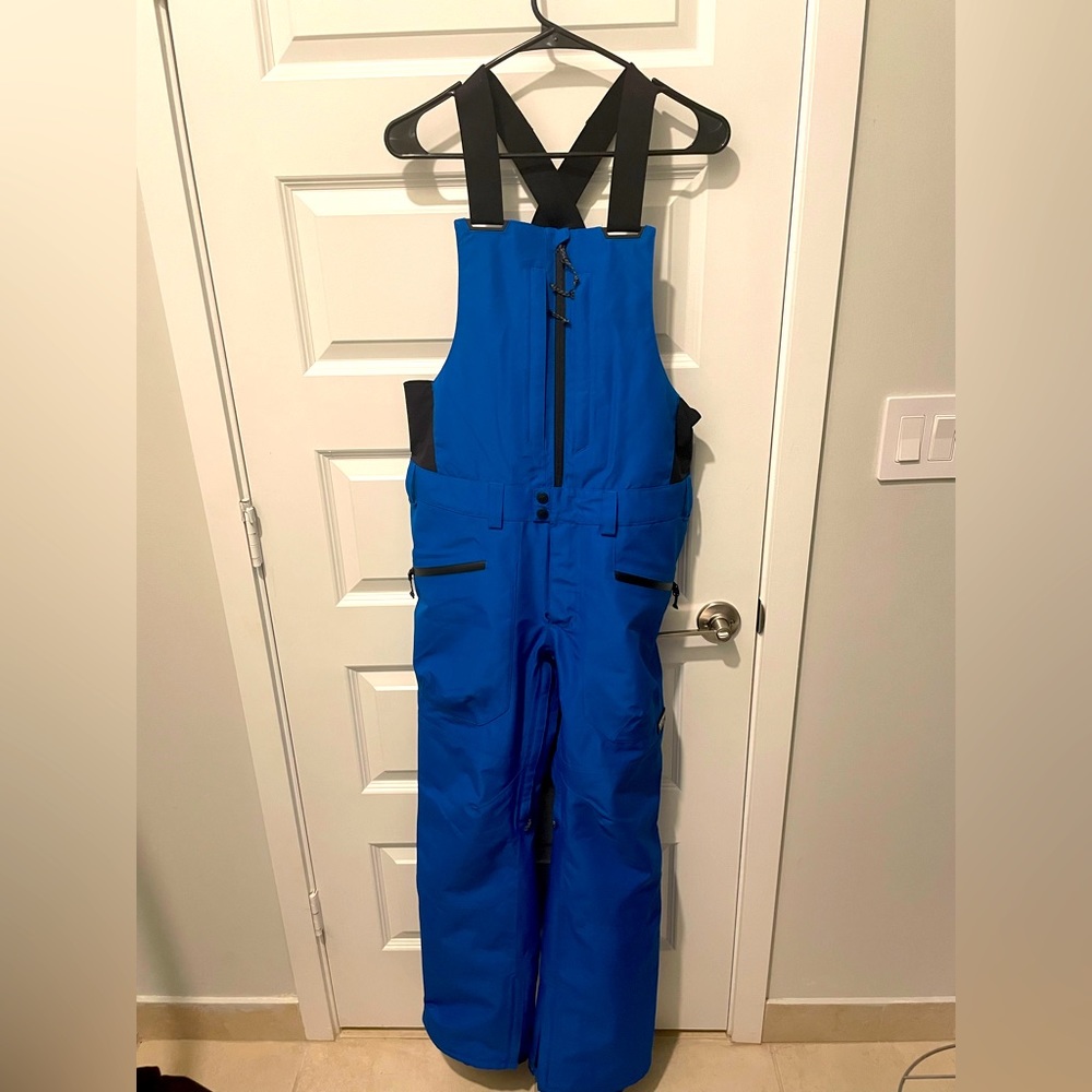 Men’s BURTON BIB SIZE SMALL ROYAL BLUE COLOR